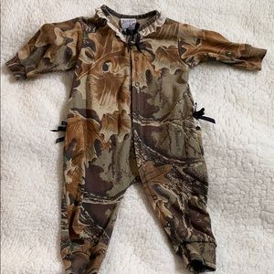Camo newborn onesie